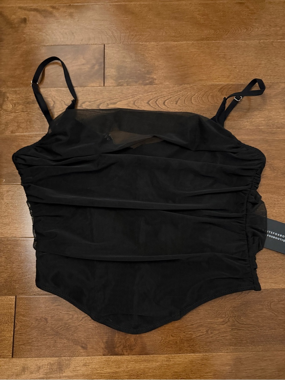 Black corset top - Whitefox